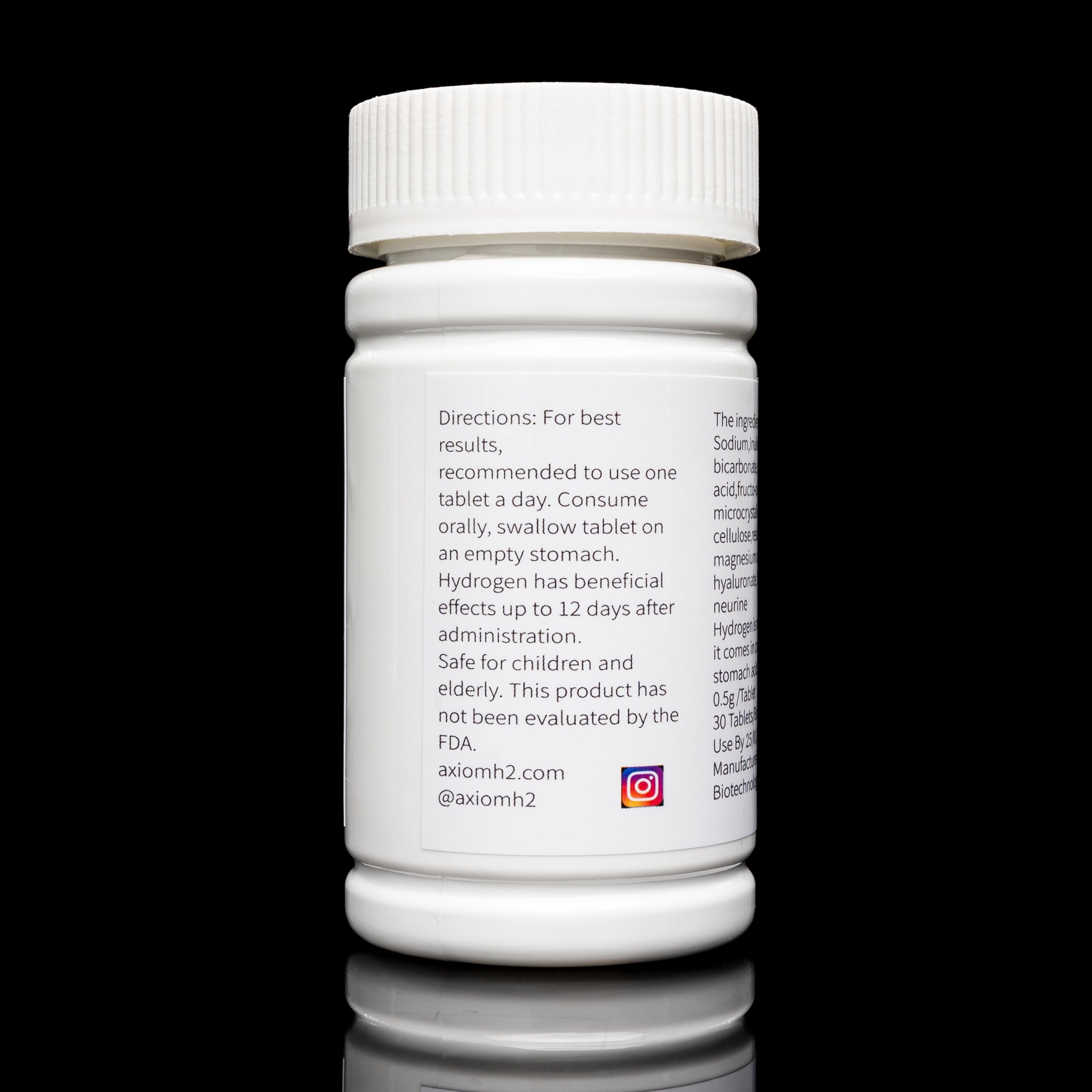 Oral SSH (Solid State Hydrogen) Tablets